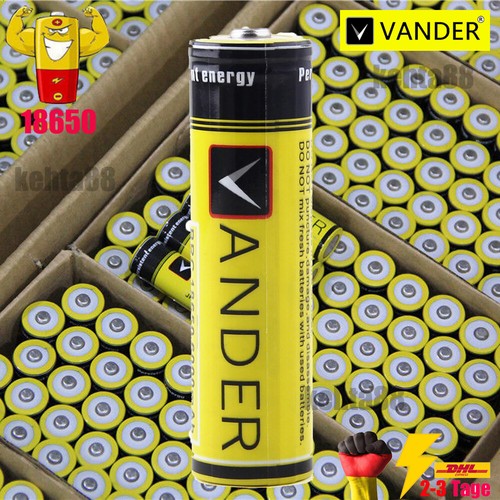Großhandel VANDER 8650 3,7V li-ion Batteries Wiederaufladbare Akkus