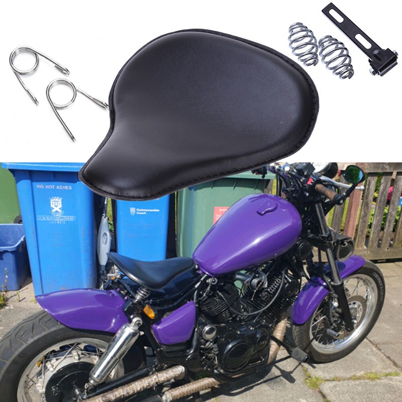 Bobber Motorcycle Spring Solo Seat Saddle For Yamaha XV 950 V Star 650 950 1100
