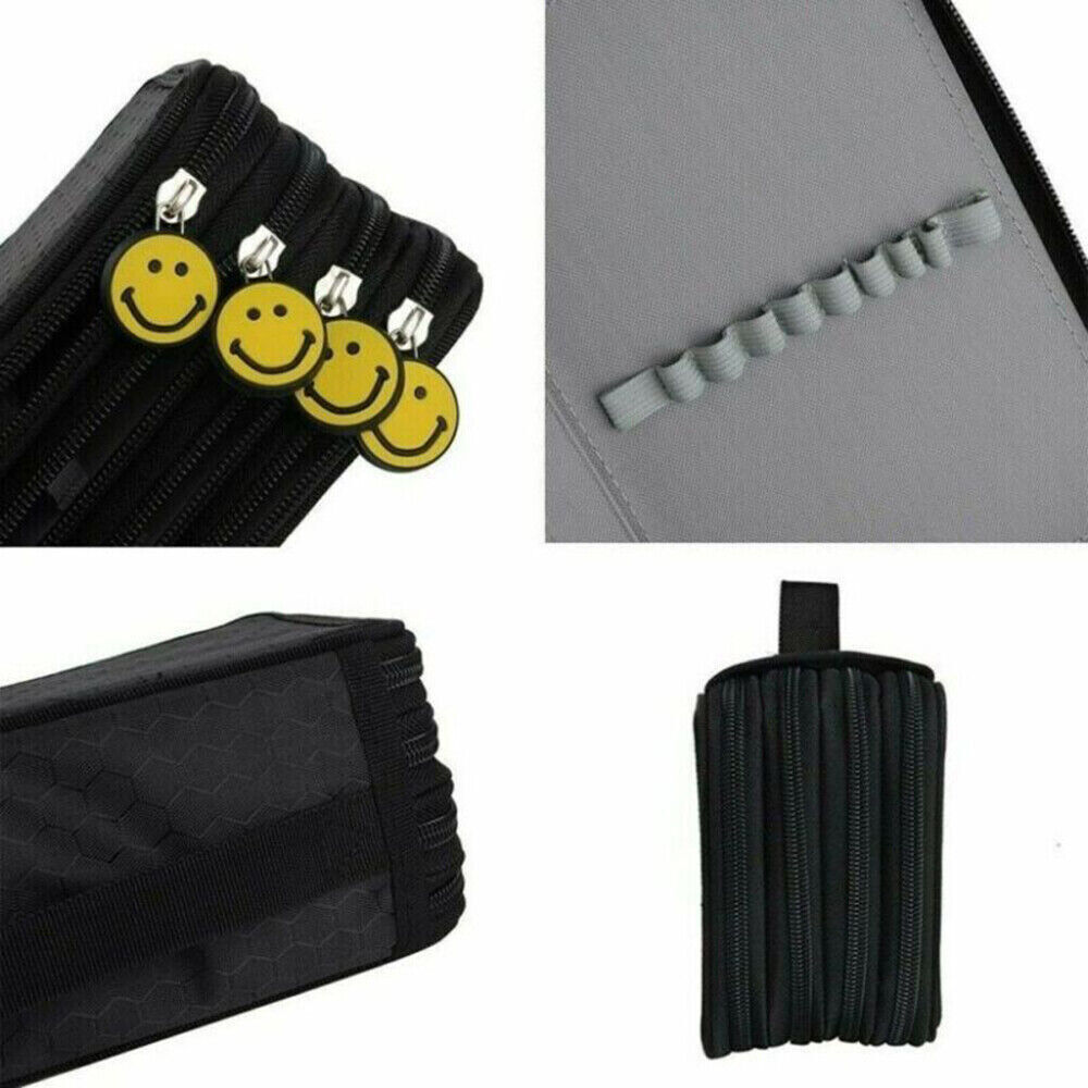 LuenHego 2er Set Federmäppchen Aus Segeltuch – Blanke DIY-Tasche Mit Reißverschluss