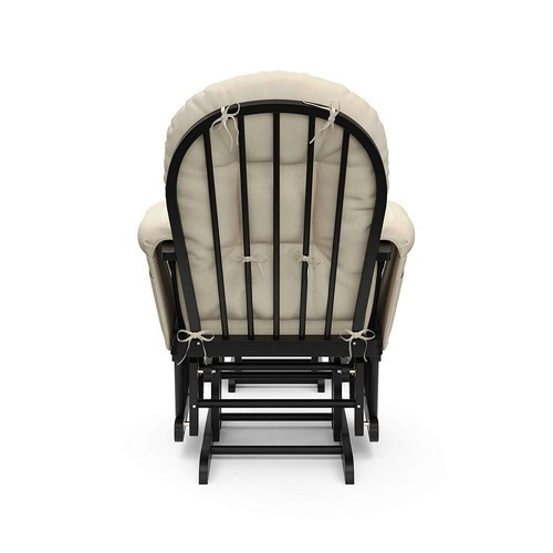 storkcraft bowback glider and ottoman set