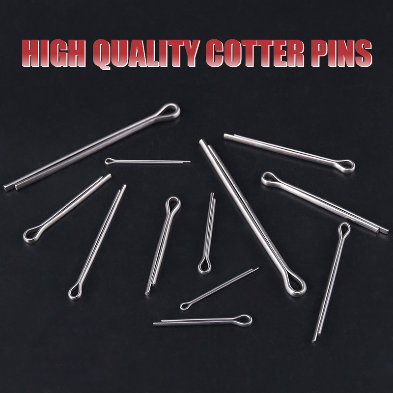 150-Pcs 304 Stainless Steel Cotter Pin Assortment Kit for Automotive Mechanics S