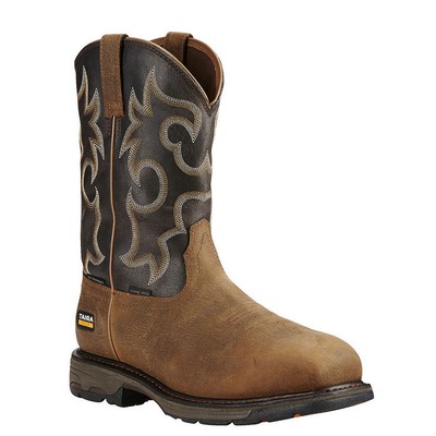 

Мужские ботинки Ariat Workhog с широким квадратным носком WP Insul, Rye/coffee