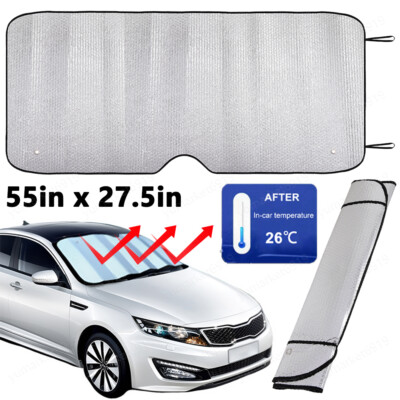 Foldable Auto Car Front Window Windshield Sun Shade Shield Cover Visor UV Block