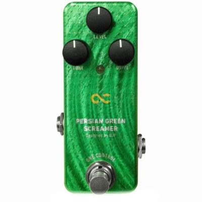 One Control Persian Green Screamer Guitar Effects Pedal Made in Japan Distortion