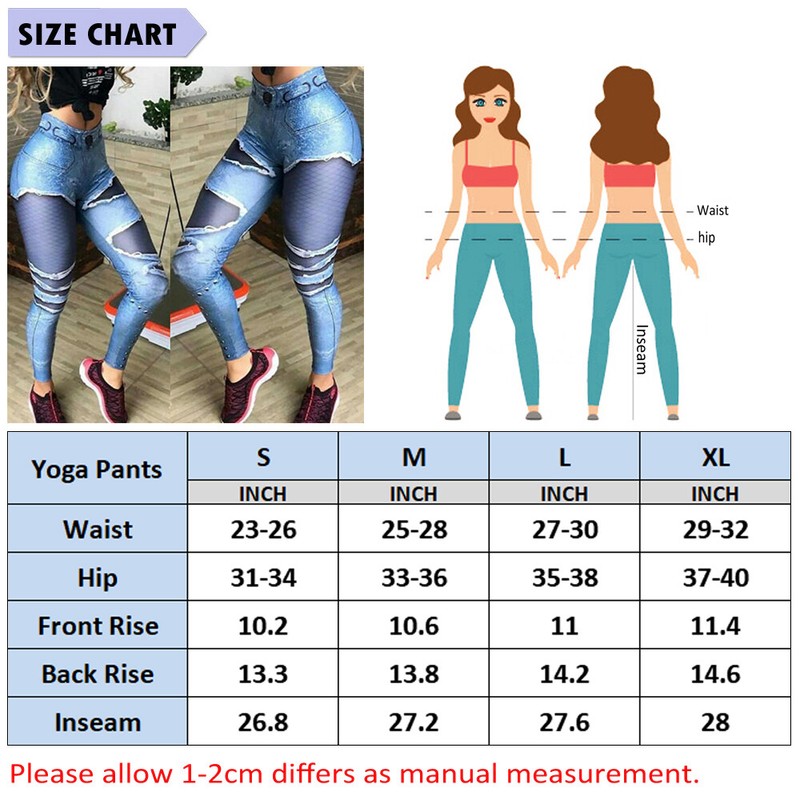 Women High Waist Yoga Pants Butt Lift Leggings Fitness Scrunch Elastic Trousers 2