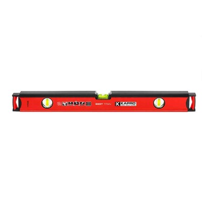 Kapro Level 24'' Box Beam Aluminum Accurate 3-Magnified Shockproof Acrylic Vials