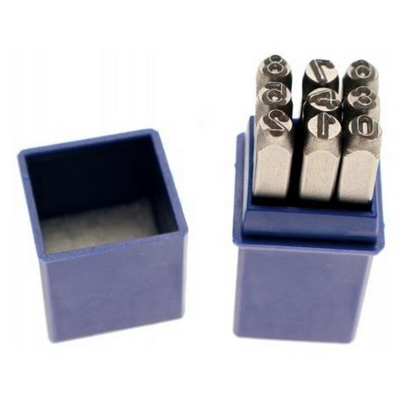 Chiffres A Frapper Pro 5 Mm - 9 Pcs