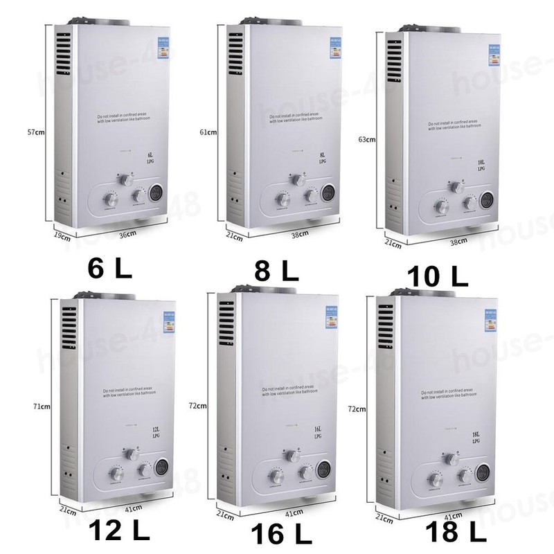 Lpg Water Boiler 6l 8l 10l 12l 18l Portable Rv
