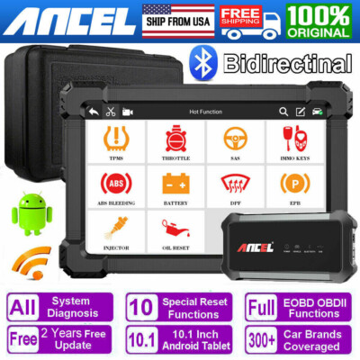 ANCEL X7 Active Test Car OBD2 Scanner Full System Diagnostic Tool Code Reader US