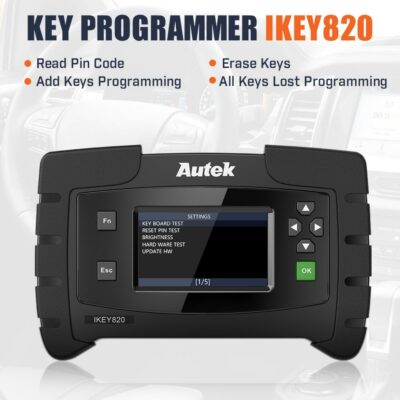 AUTEK IKEY820 key fob programming Tool programmer good for Ford GMC Chevy Toyota