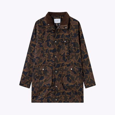 

Мужская парка Les Deux Montana, черно-коричневая, городская, aop, Коричневый, Les Deux Montana Parka Coat