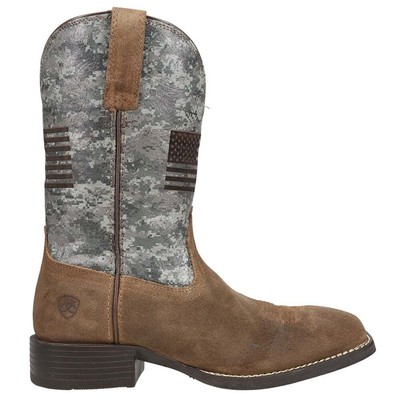 

Ariat Sport Flying Proud Patriotic Camo Square Toe Cowboy Mens Brown, Brown Cas, Ariat Sport Flying Proud Patriotic Camo Square Toe Cowboy
