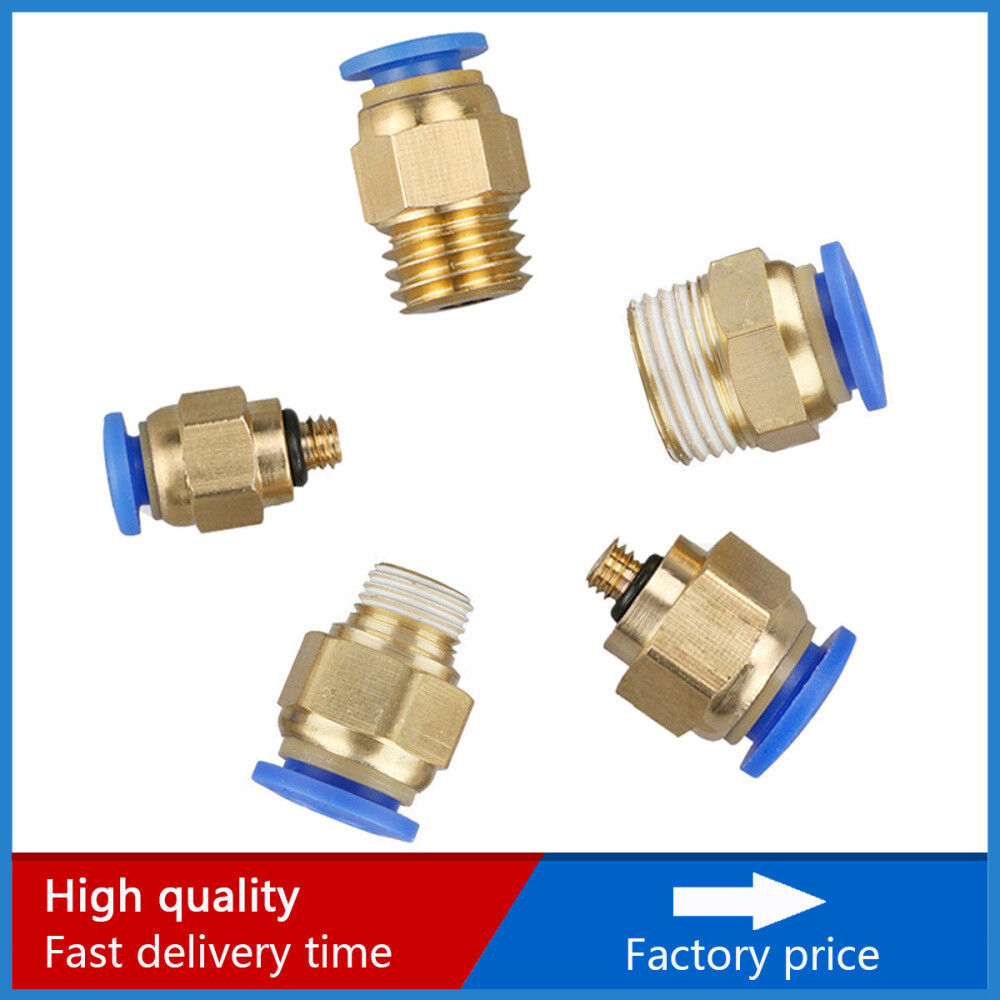 BSP Male Straight Push In Fitting Pneumatic Connecter Adaptor Push Fit