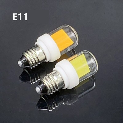 10PCS Dimmable Mini 5W LED COB Bulb G4 G8 G9 E11 E12 E14 BA15S BA15D Light Lamp