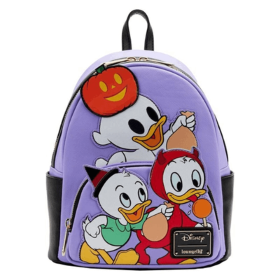Loungefly Disney Huey Dewey and Louie Trick or Treat Mini Backpack
