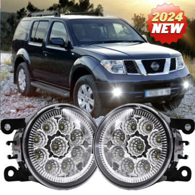 2X Fog Lights LED Blub For Nissan Pathfinder 2005-2011 2012 Bumper Driving Lamps