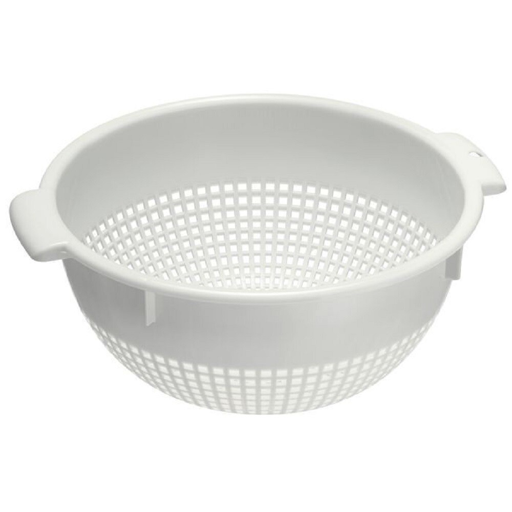 Westmark Küchensieb Seiher Nudelsieb Abtropfsieb Salatseiher Sieb 26 cm weiß