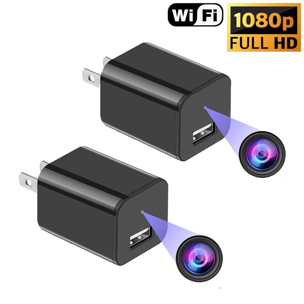 WiFi Mini Cam Wall Plug Charger Camera 1080P HD USB-C Nanny Cam Home Security - Image 3