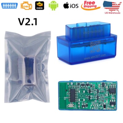 ELM327 Car Bluetooth OBD2 Automotive Diagnostic Tool OBDII Scanner Code Reader 