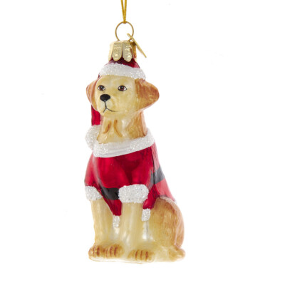 Labrador Retriever Noble Gems Glass Ornament
