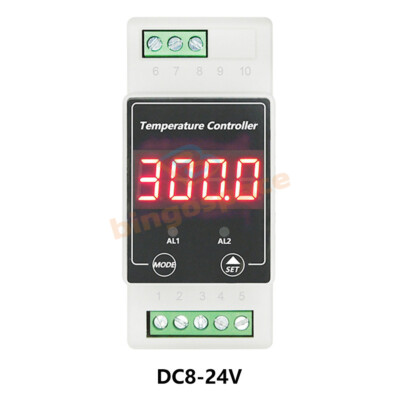 8-24V AC100-240V Din Rail Intelligent Digital Temperature Controller Thermostat