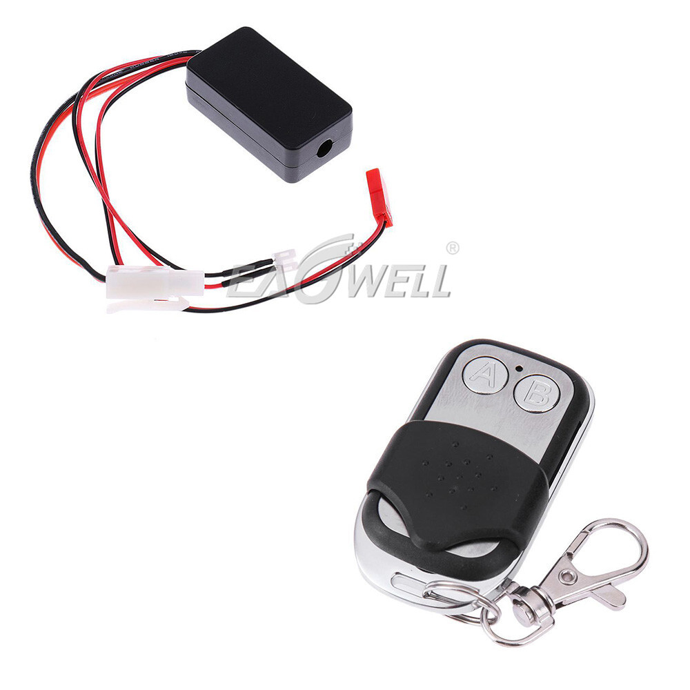 Metal Electric Winch / Remote Controller for 1:10 RC Car Crawler TRX4 SCX10 D110