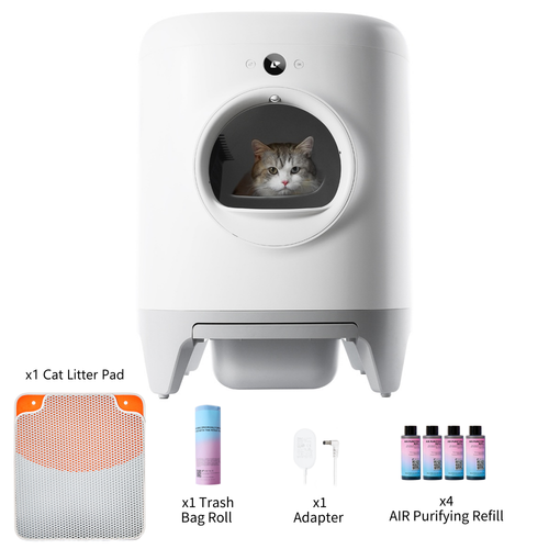 PETKIT CAT LITTER TRAPPER 箱付き Amazon.com: PETKIT Cat Litter Ramp for PuraX, PuraMax