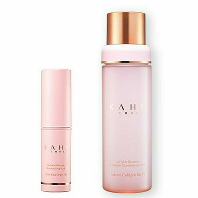 KAHI Wrinkle Bounce Moisturizing Balm Stick + Collagen Mist Ampoule / K-beauty