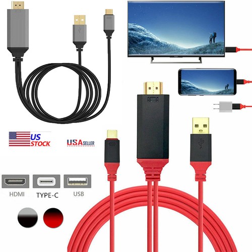 TV//HDTV Video Cable USB 3.1 Type C Phone to HDMI For Samsung Galaxy Macbook UK