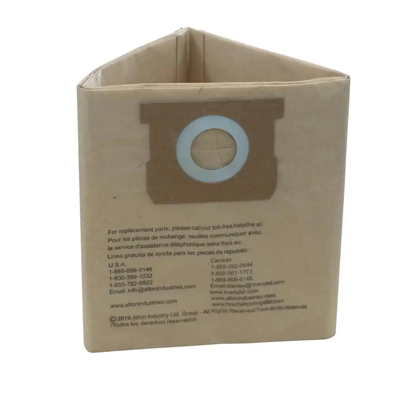 4 Gal. Stanley Vacuum Filter Bags Wet Dry Original For Porte