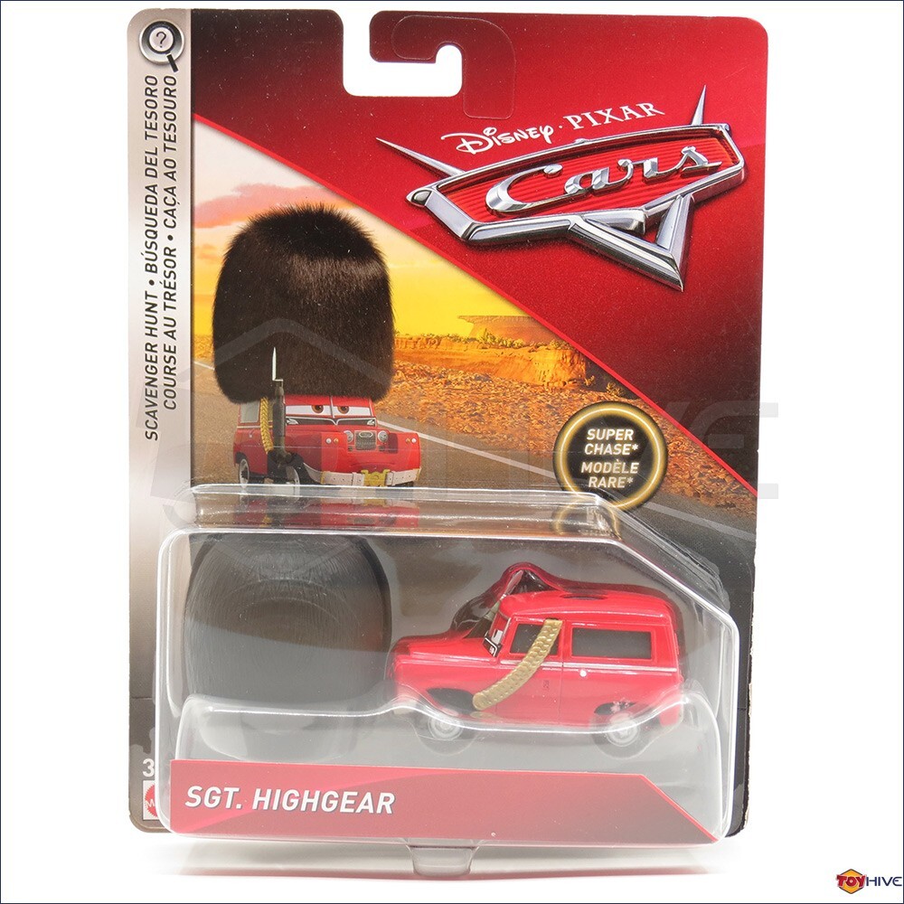 SGT.HIGHGEAR 2018 SUPER CHASEカーズマテル Disney Pixar Cars Deluxe Sgt. Highgear super chase Queens