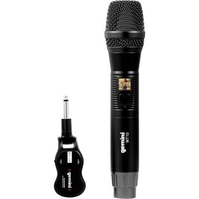 Gemini GMU-M100 Single HandHeld Wireless UHF Microphone System