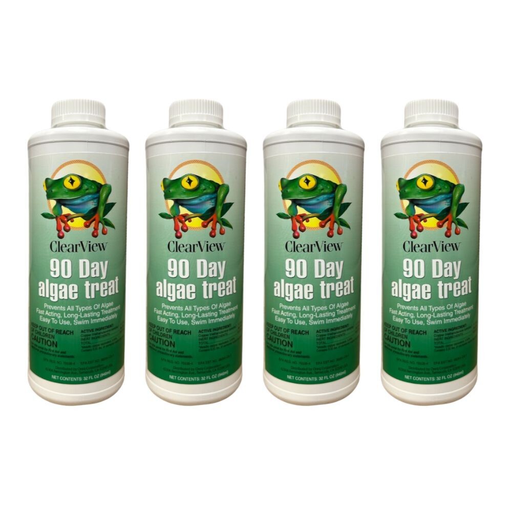 Oreq ClearView 90 Day Algae Treat 32 oz | CVLATQT12 (4 Pack)