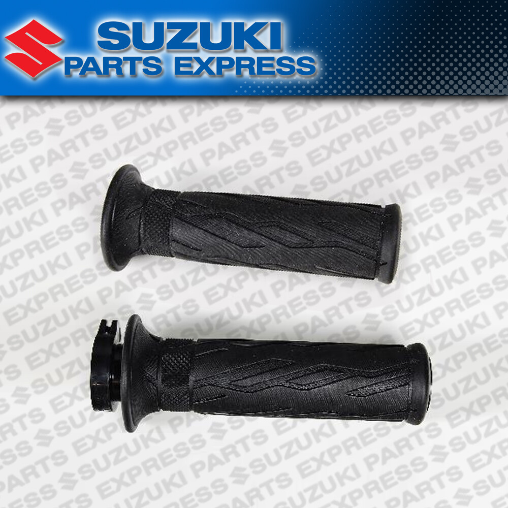 New Suzuki Oem Grips & Throttle Tube Set Gsxr 600 750 1000 1300