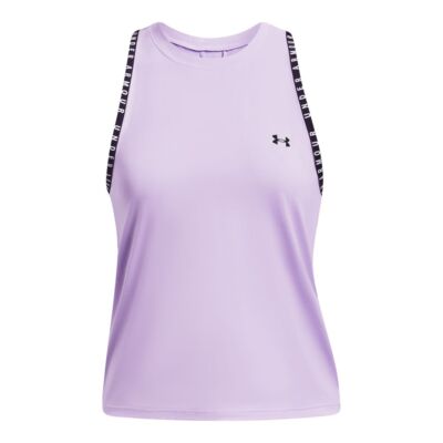 Under Armour Knockout Novelty 2.0 Tank Women's Top, Nebula Purple/Black, Medium