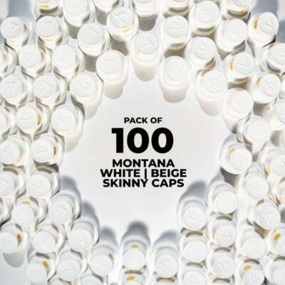 Montana Beige Dot Caps - 100 Pack