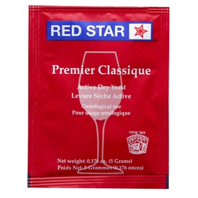 Red Star Premier Classique Wine Yeast - 5g