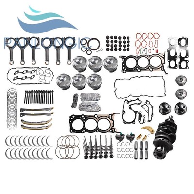 G6DH 3.3L Engine Rebuild Overhaul Kit w/Crankshaft Rods Timing For HYUNDAI KIA