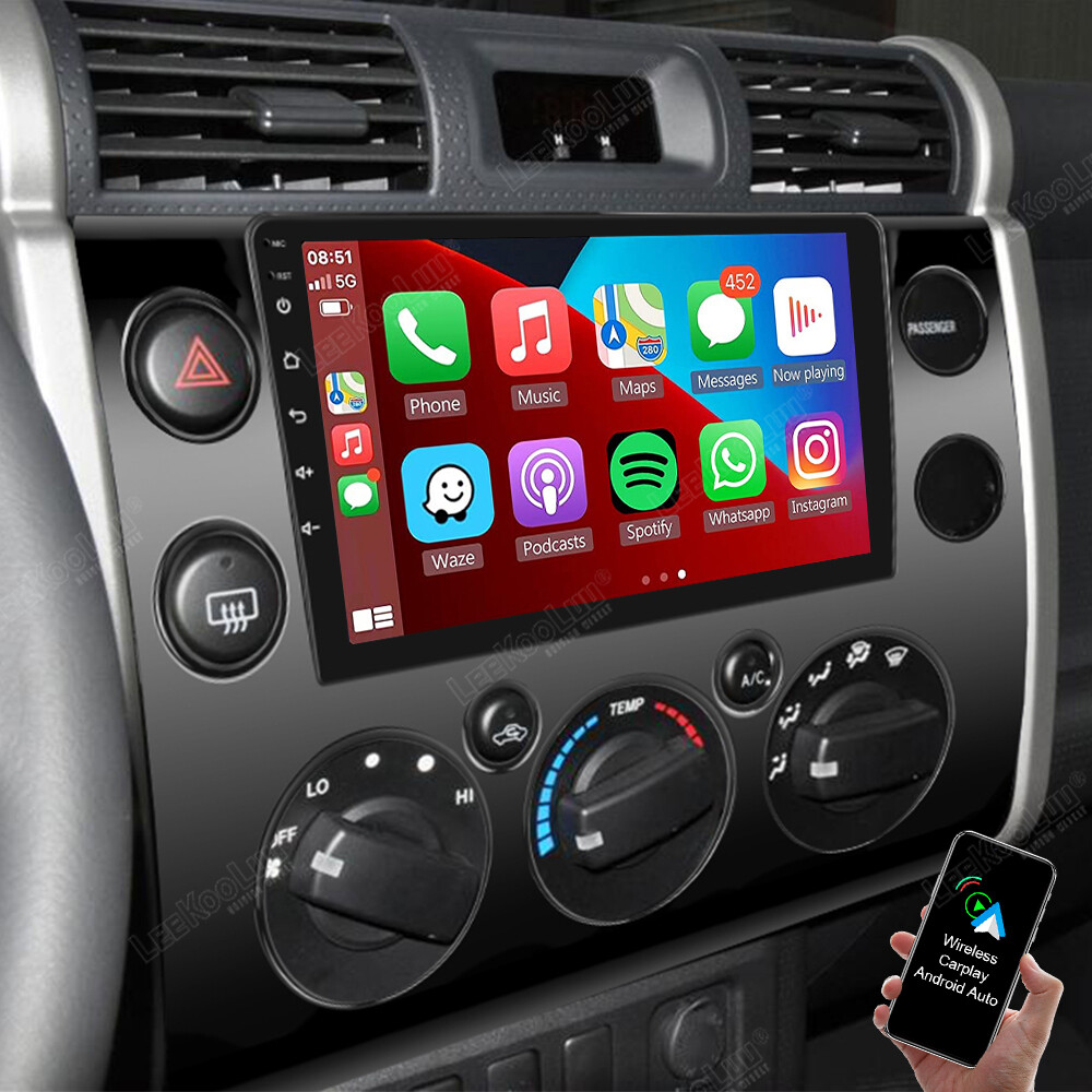 Apple - ふに For 2007-2013 Toyota Fj Cruiser Apple Carplay Android Auto