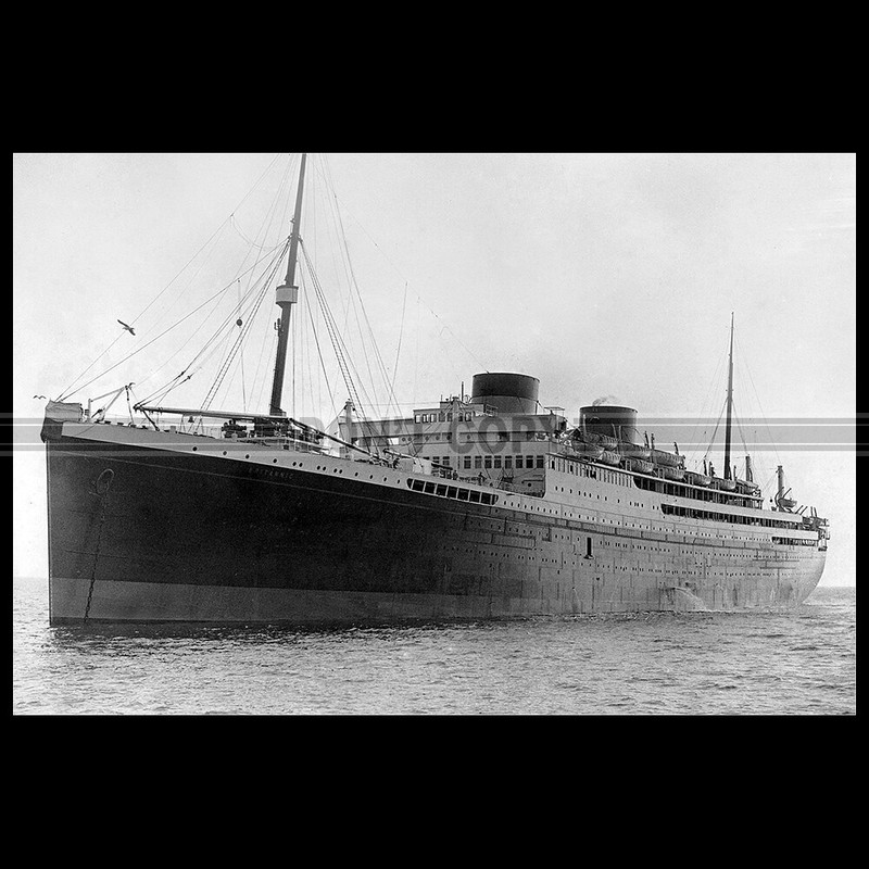 Photo B.000798 Mv Britannic White Star Line 1930 Paquebot Ocean Liner