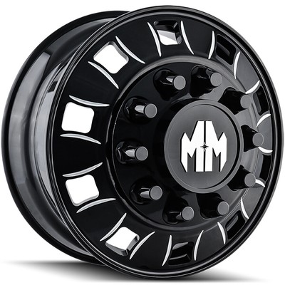 4 Wheels 24.5'' Bigrig 8180 24.5x8.25 10x285.75 168ET 220.1CB (8180-245810BI)