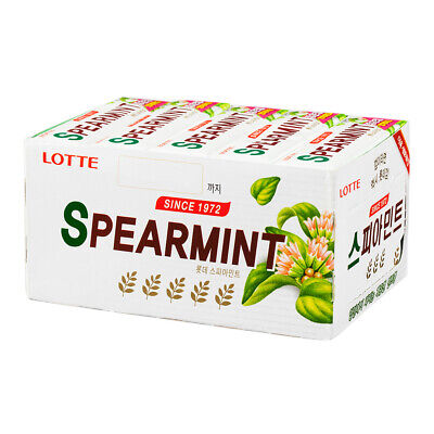 LOTTE Spearmint Gum 1 Box (26g * 15 Packs)