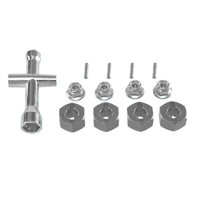 For Hyper Go 1/14 14210 1/16 RC Car Hexagonal Wrench Wheel Hex Set M4 Nut Parts