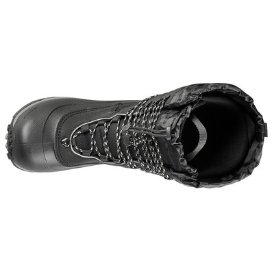 Pre-owned Baffin Sequoia Lace Up Snow Mens Black Casual Boots Litem009-001