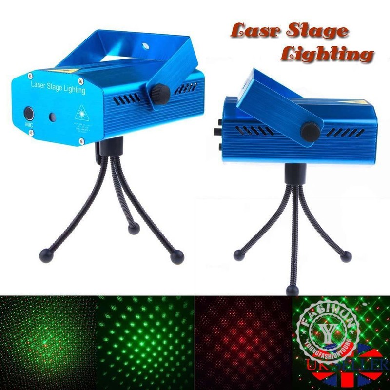ITMini LED RandG Stage Laser Projector Lighting Disco DJ Club Light MUSIC Laser Cl