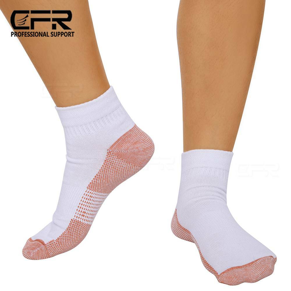 1-3 Pairs Copper Compression Socks Plantar Fasciitis Arch Ankle Running Support