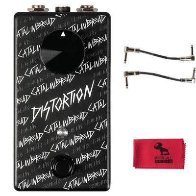 Catalinbread Elements Distortion Pedal w/ Patch Cables & Pitbull Audio Cloth