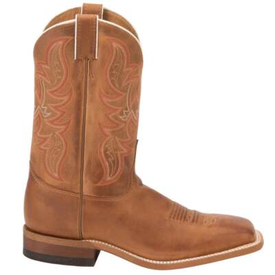 

Justin Boots Austin Square Toe Cowboy Mens Brown Casual Boots BR735, Коричневый, Justin Boots Austin Square Toe Cowboy