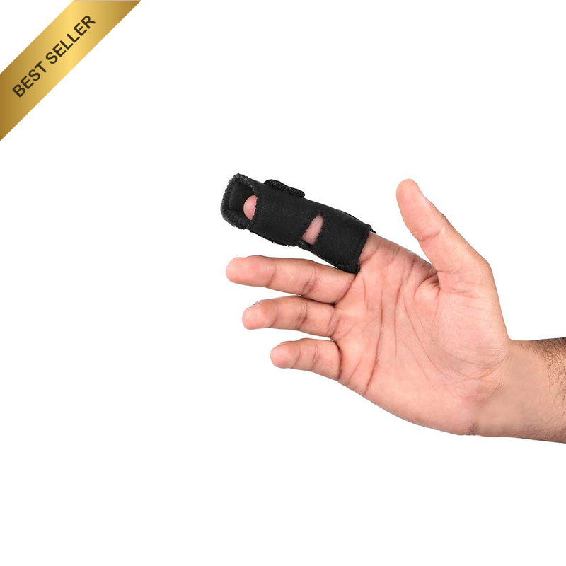 Guardnheal the Original Full Finger Splint - Protective Sleeve with Support Stri