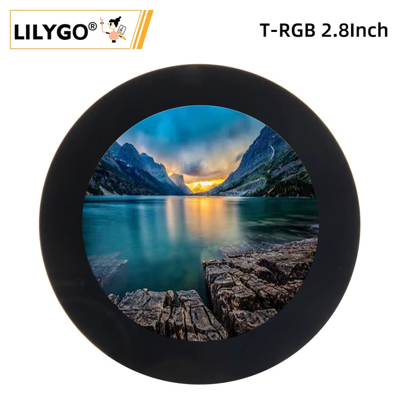 ® T-RGB ESP32-S3 2.8 inch LCD Touch Round Display ST7701S Screen ESP32-S3R8 Deve